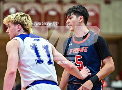 Thumbnail 2 in Forge Christian vs. Resurrection Christian (CHSAA 3A Great 8) photogallery.