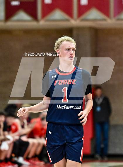 Thumbnail 3 in Forge Christian vs. Resurrection Christian (CHSAA 3A Great 8) photogallery.