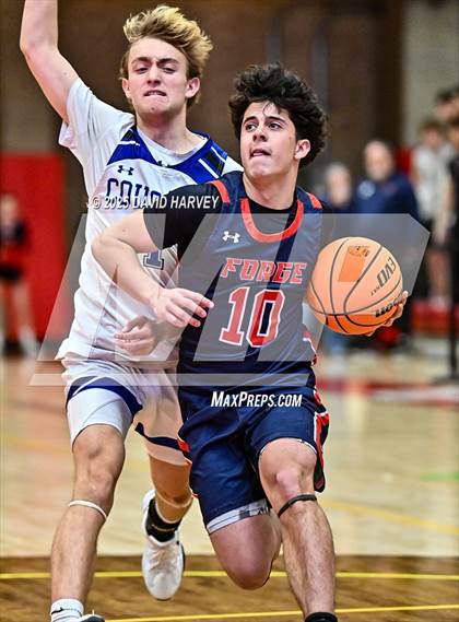 Thumbnail 2 in Forge Christian vs. Resurrection Christian (CHSAA 3A Great 8) photogallery.