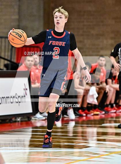 Thumbnail 1 in Forge Christian vs. Resurrection Christian (CHSAA 3A Great 8) photogallery.