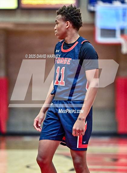 Thumbnail 3 in Forge Christian vs. Resurrection Christian (CHSAA 3A Great 8) photogallery.