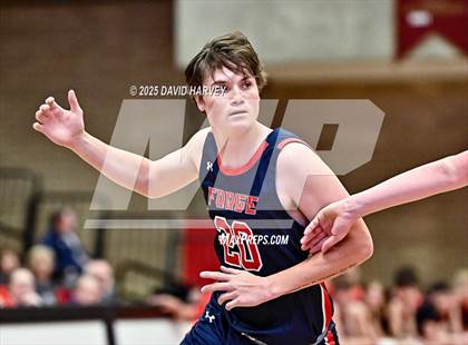 Thumbnail 3 in Forge Christian vs. Resurrection Christian (CHSAA 3A Great 8) photogallery.