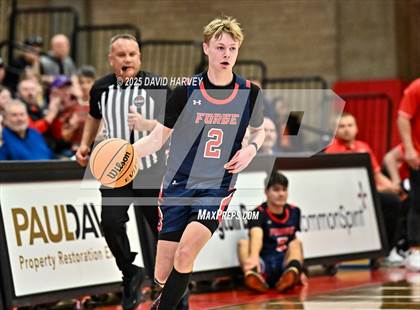 Thumbnail 2 in Forge Christian vs. Resurrection Christian (CHSAA 3A Great 8) photogallery.