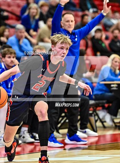 Thumbnail 1 in Forge Christian vs. Resurrection Christian (CHSAA 3A Great 8) photogallery.