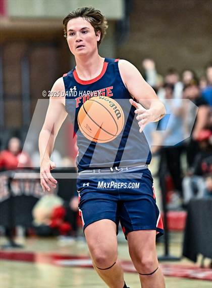 Thumbnail 2 in Forge Christian vs. Resurrection Christian (CHSAA 3A Great 8) photogallery.
