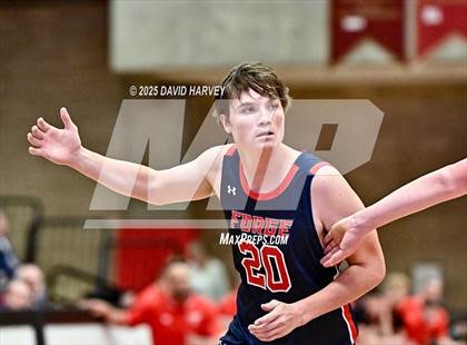 Thumbnail 2 in Forge Christian vs. Resurrection Christian (CHSAA 3A Great 8) photogallery.
