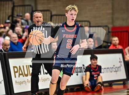 Thumbnail 3 in Forge Christian vs. Resurrection Christian (CHSAA 3A Great 8) photogallery.