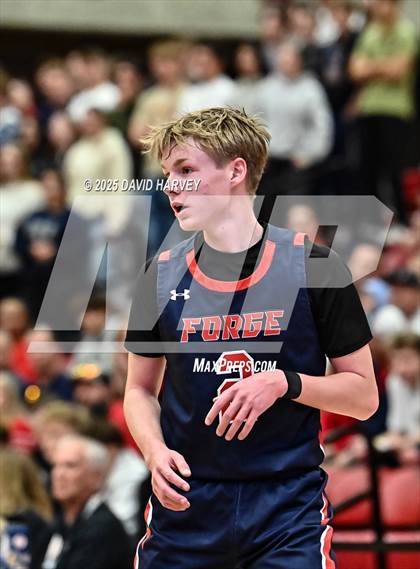 Thumbnail 2 in Forge Christian vs. Resurrection Christian (CHSAA 3A Great 8) photogallery.