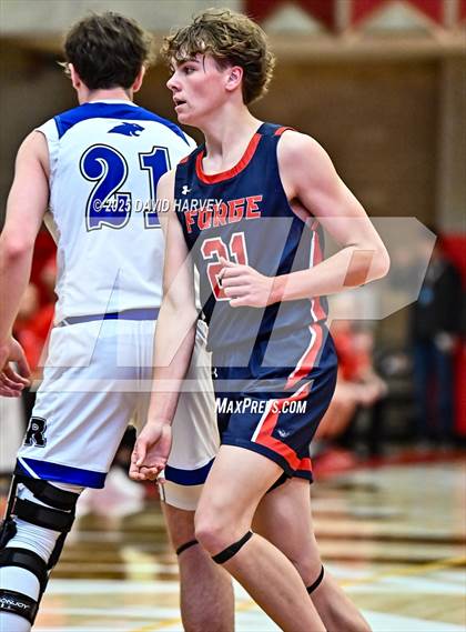 Thumbnail 1 in Forge Christian vs. Resurrection Christian (CHSAA 3A Great 8) photogallery.