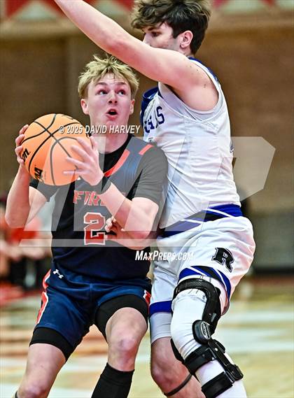 Thumbnail 3 in Forge Christian vs. Resurrection Christian (CHSAA 3A Great 8) photogallery.
