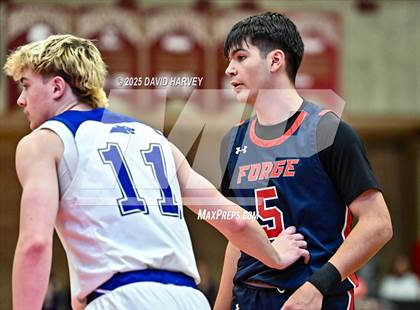 Thumbnail 3 in Forge Christian vs. Resurrection Christian (CHSAA 3A Great 8) photogallery.