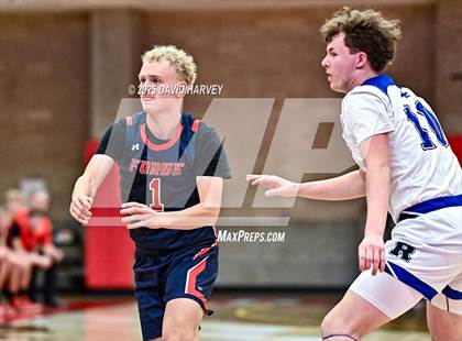 Thumbnail 2 in Forge Christian vs. Resurrection Christian (CHSAA 3A Great 8) photogallery.