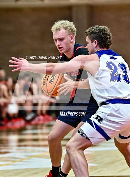 Thumbnail 2 in Forge Christian vs. Resurrection Christian (CHSAA 3A Great 8) photogallery.