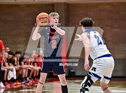 Thumbnail 1 in Forge Christian vs. Resurrection Christian (CHSAA 3A Great 8) photogallery.