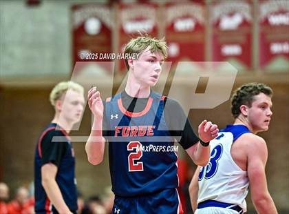 Thumbnail 1 in Forge Christian vs. Resurrection Christian (CHSAA 3A Great 8) photogallery.