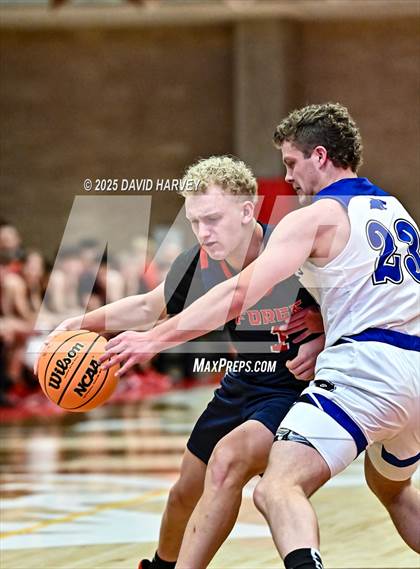 Thumbnail 1 in Forge Christian vs. Resurrection Christian (CHSAA 3A Great 8) photogallery.