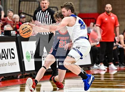 Thumbnail 2 in Forge Christian vs. Resurrection Christian (CHSAA 3A Great 8) photogallery.
