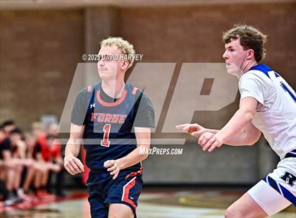 Thumbnail 3 in Forge Christian vs. Resurrection Christian (CHSAA 3A Great 8) photogallery.