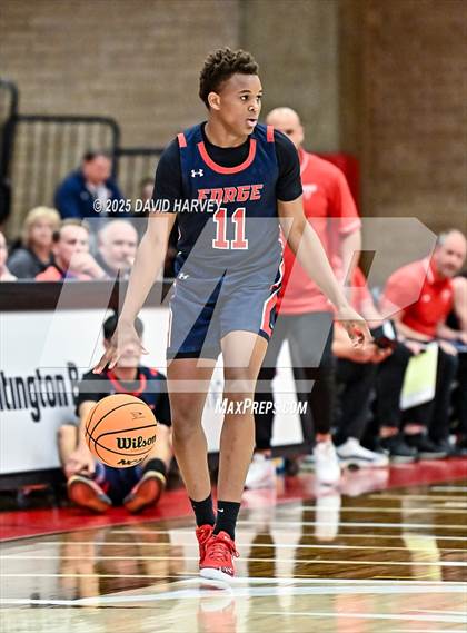Thumbnail 3 in Forge Christian vs. Resurrection Christian (CHSAA 3A Great 8) photogallery.