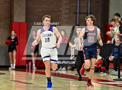 Thumbnail 2 in Forge Christian vs. Resurrection Christian (CHSAA 3A Great 8) photogallery.