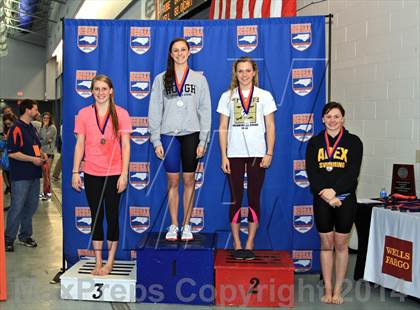 Thumbnail 3 in NCHSAA 4A Swimming Championships photogallery.