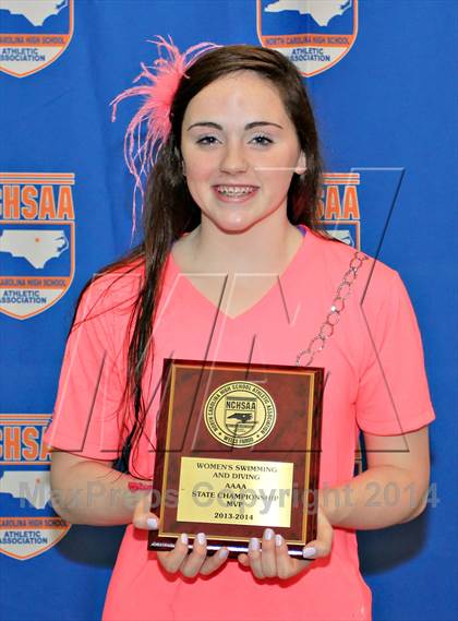 Thumbnail 3 in NCHSAA 4A Swimming Championships photogallery.