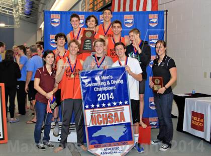 Thumbnail 3 in NCHSAA 4A Swimming Championships photogallery.