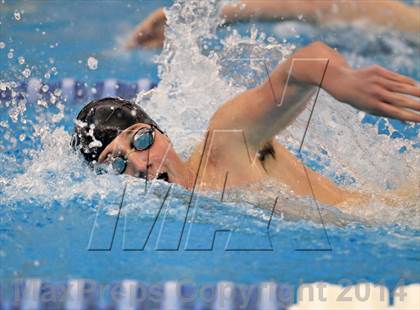 Thumbnail 1 in NCHSAA 4A Swimming Championships photogallery.