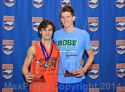 Thumbnail 1 in NCHSAA 4A Swimming Championships photogallery.
