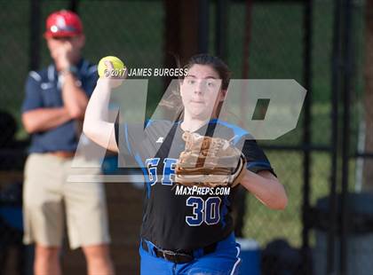 Thumbnail 2 in Girls Prep vs Brentwood Academy photogallery.