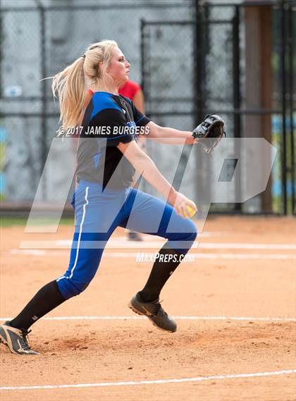 Thumbnail 3 in Girls Prep vs Brentwood Academy photogallery.
