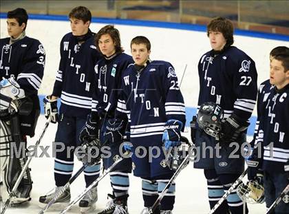 Thumbnail 2 in Wilton vs. Cheshire (CIAC Division 2 Semifinal) photogallery.