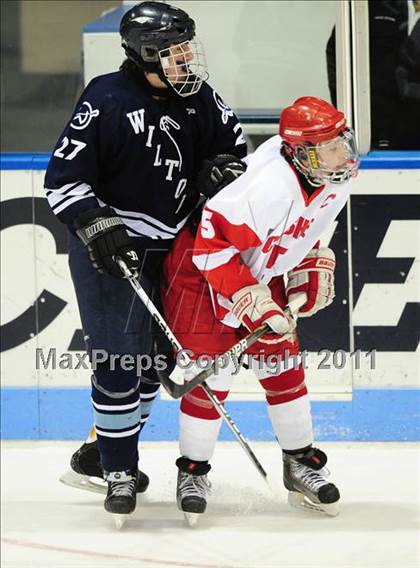 Thumbnail 3 in Wilton vs. Cheshire (CIAC Division 2 Semifinal) photogallery.
