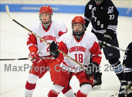 Thumbnail 3 in Wilton vs. Cheshire (CIAC Division 2 Semifinal) photogallery.