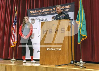 Thumbnail 1 in Marines H.S. Female Athlete of the Month - Emma Bruntil photogallery.