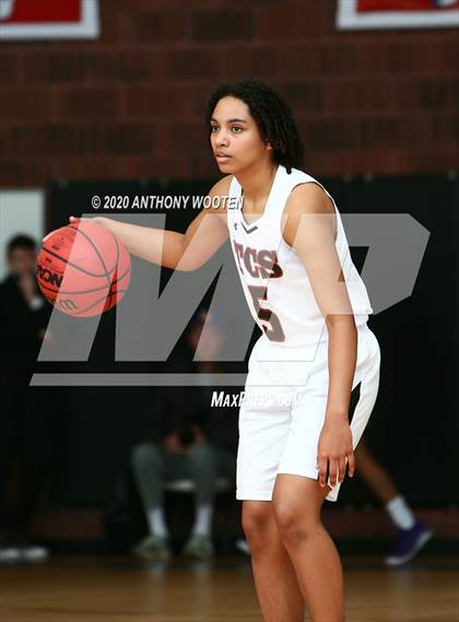 Thumbnail 2 in Trinity Christian vs Fayetteville Christian (Sandhills Athletic Conference Semifinal) photogallery.