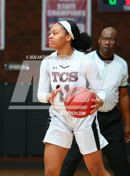 Thumbnail 3 in Trinity Christian vs Fayetteville Christian (Sandhills Athletic Conference Semifinal) photogallery.