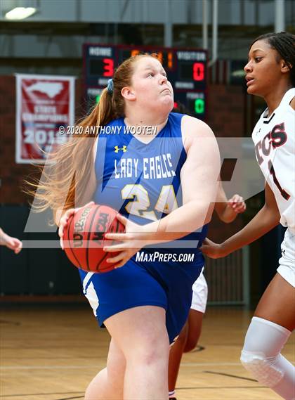 Thumbnail 1 in Trinity Christian vs Fayetteville Christian (Sandhills Athletic Conference Semifinal) photogallery.