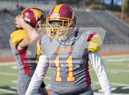 Thumbnail 3 in Gardena vs. Lincoln (CIF State D7-AA Final) photogallery.