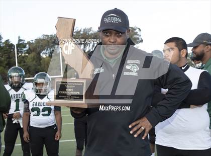 Thumbnail 1 in Gardena vs. Lincoln (CIF State D7-AA Final) photogallery.