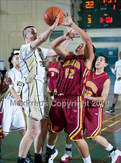 Thumbnail 2 in Oxnard vs. West (Santa Barbara Holiday Classic Tournament) photogallery.