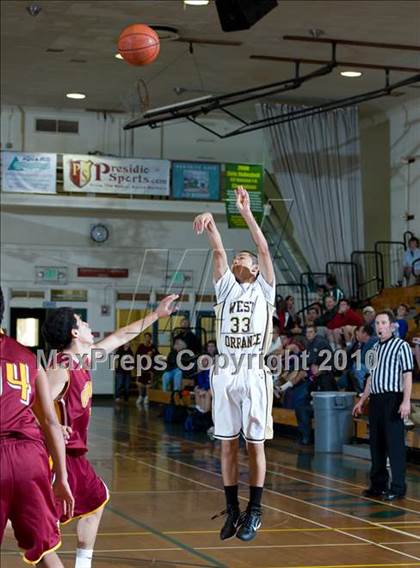 Thumbnail 1 in Oxnard vs. West (Santa Barbara Holiday Classic Tournament) photogallery.