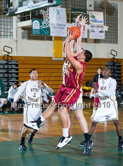 Thumbnail 2 in Oxnard vs. West (Santa Barbara Holiday Classic Tournament) photogallery.
