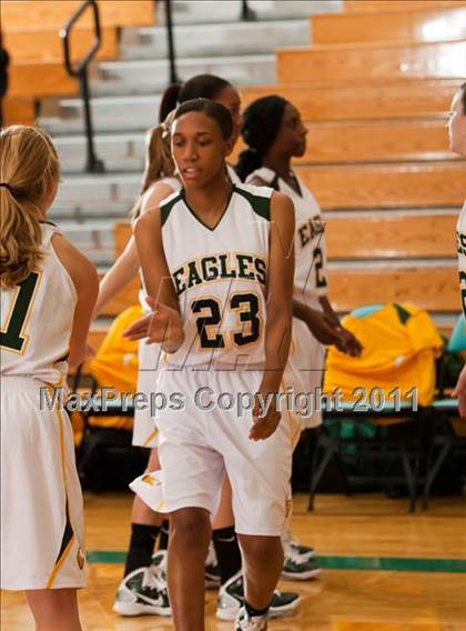 Thumbnail 2 in Klein Collins vs Cypress Falls (McDonald's Texas Invitational) photogallery.