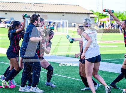 Thumbnail 3 in Coppell vs. Lake Travis (UIL 6A Soccer Division I Final) photogallery.