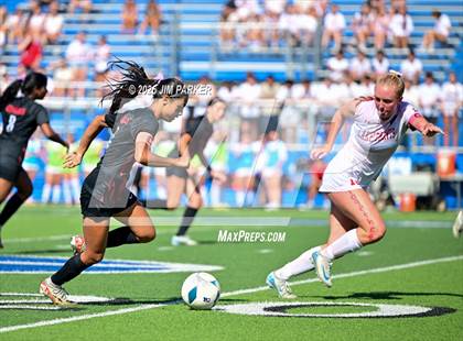 Thumbnail 3 in Coppell vs. Lake Travis (UIL 6A Soccer Division I Final) photogallery.