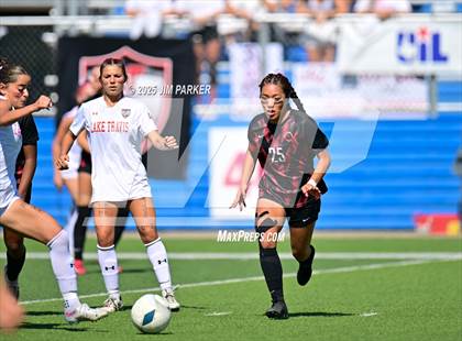 Thumbnail 2 in Coppell vs. Lake Travis (UIL 6A Soccer Division I Final) photogallery.