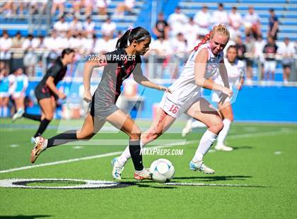 Thumbnail 1 in Coppell vs. Lake Travis (UIL 6A Soccer Division I Final) photogallery.
