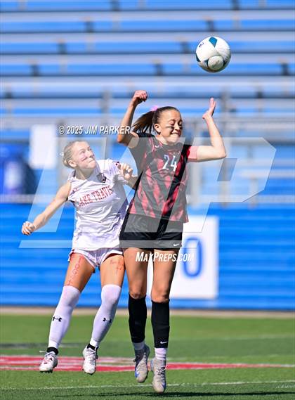 Thumbnail 3 in Coppell vs. Lake Travis (UIL 6A Soccer Division I Final) photogallery.