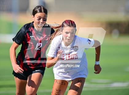 Thumbnail 3 in Coppell vs. Lake Travis (UIL 6A Soccer Division I Final) photogallery.